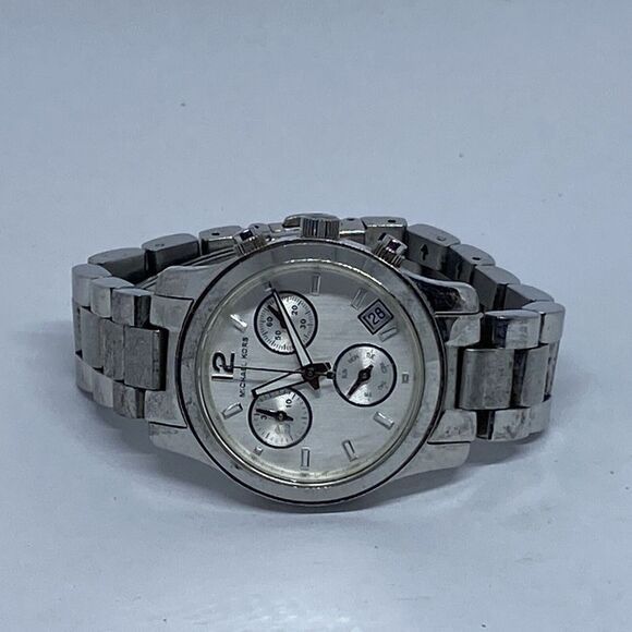 Michael Kors Runway MK5428 Women Stainless Steel Analog Dial Quartz Watch WO687 - Picture 7 of 12